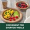 EcoSmart from The Makers of Dixie 100% Recycled Fiber Paper Plates, 8.5in Lunch or Light Dinner Size Disposable, 50 Eco-Friendly Plates
